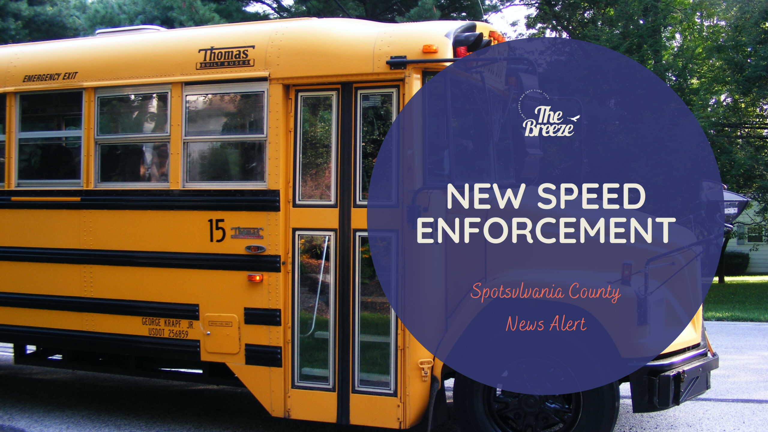 Featured image for “[Spotsylvania] New Speed Enforcement in School Zones”